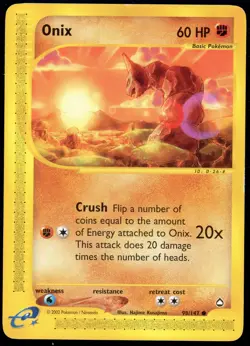 Pokemon TCG - Onix Aquapolis - 98/147 - Common MP/HP - Image 1