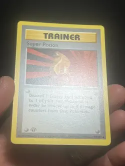 Pokemon TCG Super Potion 090/102 Base Set (Shadowless) 1st Edition LP/NM - Image 2