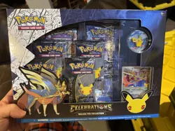 Pokemon Tcg Celebrations 25th Anniversary Deluxe Pin Collection Box Zacian 820650809422 - Image 1