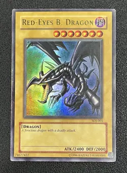 Yugioh! Red-Eyes B. Dragon SDJ-001 Ultra Rare Unlimited MP - Image 1