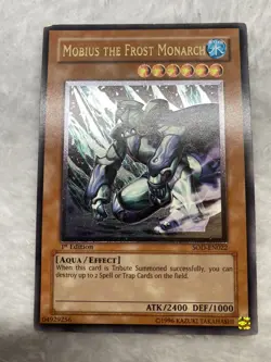 Yu-Gi-Oh Mobius the Frost Monarch 1st Edition Ultimate Rare SOD-EN022 HP - Image 1