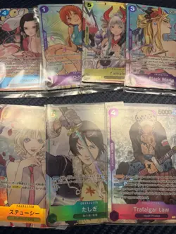 One Piece Card TCG Peach Momoko And Sealed Illustration Box Lot Boa Nami Law TR - Image 1