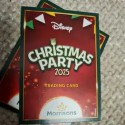 Morrisons Disney Christmas Party Trading Cards 2025 - New 63 Pluto Dog - Image 2