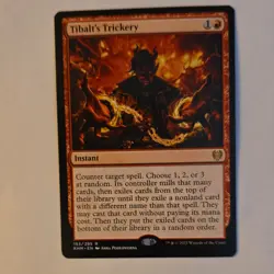 Magic: The Gathering LP Tibalt's Trickery Kaldheim Red Rare Instant Regular 153 - Image 1