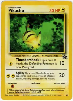 Pokemon - Pikachu 27/53 (Promo) Wotc *LP* - Image 1