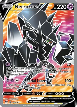 Pokemon TCG Necrozma V 149/163 ENG EXC/NM Battle Styles Stili di Lotta - Image 1
