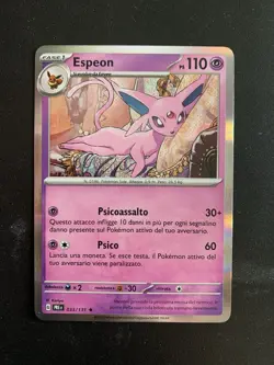 Evoluzioni Prismatiche Espeon Holo PRE 033/131 Italiano Ita Carta Pokemon - Image 1