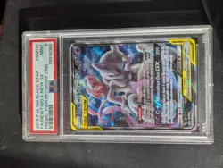 Mewtwo & Mew GX SM191 - PSA 9 - Graded Pokemon Card Tag Team Alt Art Promo - Image 2