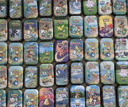 1x Mini Tins + 50 Pokemon Karten Deutsch davon 5 Holos Pokemon Sammlung NM - Image 1