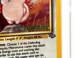 Clefable #1 HOLO PRERELEASE Stamp 1999 Pokemon Jungle WOTC Fresh Grade PSA 5 - Image 4