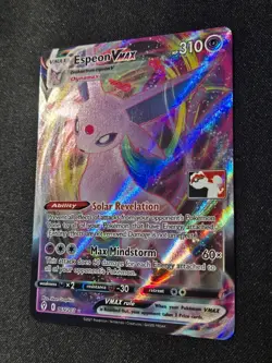 Pokemon Card Espeon VMAX 065/203 Prize Pack Promo Series Stamp FA NM 2020 - Image 4