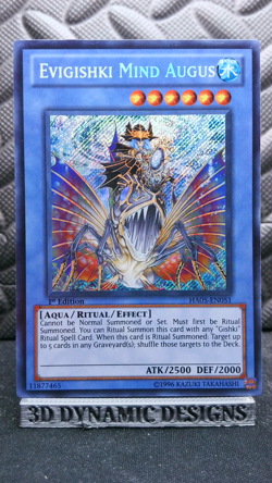 | Yugioh Evigishki Mind Augus HA05-EN051 Secret Rare1st Edition NM 🔥 | - Image 1