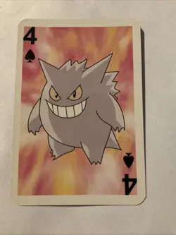 Pokemon Gengar - Mini Playing Cards Red Deck 1999 Minty - Image 2