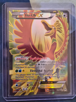 Pokemon TCG Ho-Oh EX Full Art Ultra Holo Rare Card 121/122 XY Breakpoint - Image 1