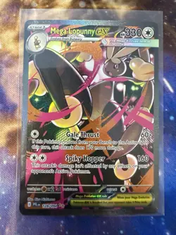 ENGLISH Mega Lopunny EX SIR 128/094 Phantasmal Flames NEAR MINT Pokemon Card - Image 1