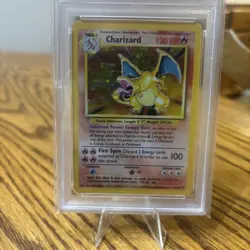 PSA 6 Charizard Base Set Holo 4/102 Pokemon Card - Image 3
