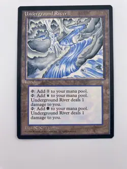 Underground River - NM - Ice Age - Magic the Gathering - Image 1