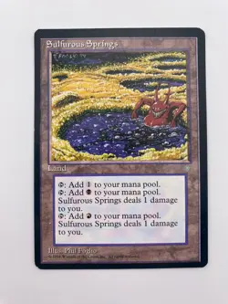 Sulfurous Springs - NM - Ice Age - Magic the Gathering - Image 1