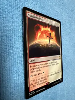 Sundown Pass Universes Beyond: Doctor Who Magic the Gathering MTG #0310 - Image 2