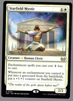 Starfield Mystic 0105 Non Foil Rare Duskmourn MTG Near Mint - Image 1