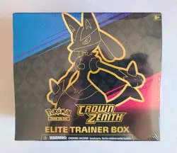 Pokemon TCG Crown Zenith ETB Elite Trainer Box Factory Sealed New 2023 English! - Image 1