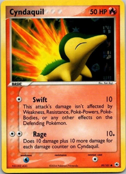 Pokemon Hidden Legends Cyndaquil 59/101 Reverse Holo NM - Image 1