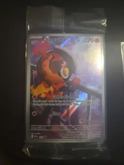2025 Charcadet 022 Pokemon Center ETB Phantasmal Flames Stamped Promo SEALED - Image 1