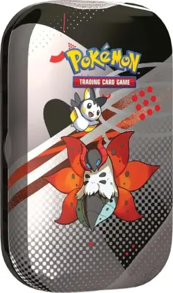 Pokemon Black Bolt White Flare Unova Mini Tin Volcarona & Emolga SEALED/NEW - Image 1