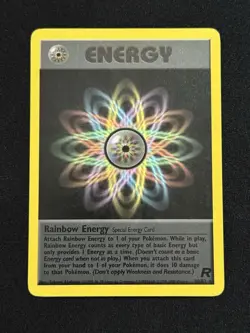 Rainbow Energy #80/82 - Pokemon TCG - Team Rocket - Rare - LP - Image 1
