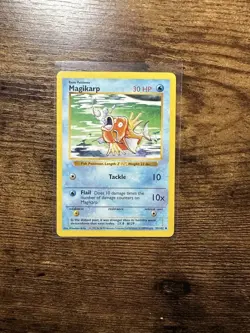 Shadowless Magikarp Base Set 35/102 Pokemon Uncommon - Image 1