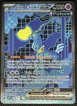 Pokemon TCG Iron Crown Ex 158/131 SIR Prismatic Evolutions NM - Image 1