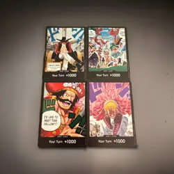 Assorted Set Of Ten DON!! Cards One Piece Card Game Near Mint Playset - Image 1