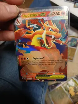 Pokemon Mega Charizard Y EX Foil Stage 2 Fire Card 022/217 Ascended Heroes - Image 1