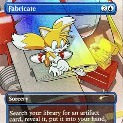 Fabricate - RAINBOW FOIL - MTG - Secret Lair - Sonic - SLD - 2090 - RARE ~ NM - Image 1