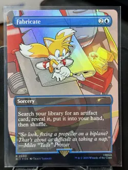 Fabricate - RAINBOW FOIL - MTG - Secret Lair - Sonic - SLD - 2090 - RARE ~ NM - Image 2