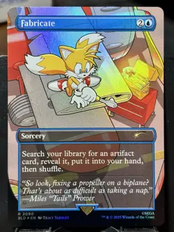 Fabricate - RAINBOW FOIL - MTG - Secret Lair - Sonic - SLD - 2090 - RARE ~ NM - Image 3