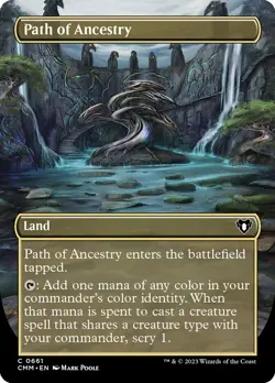 Magic the Gathering (mtg): CMM: Path of Ancestry (Borderless) - Image 1