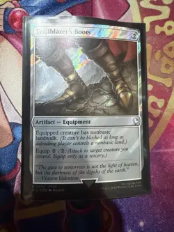 Trailblazer's Boots (Surge Foil) U MTG FF Collector Commander 370 LP - Image 1