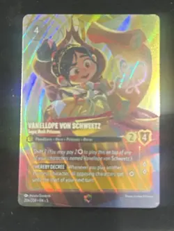 Disney Lorcana Vanellope Von Schweetz Sugar Rush Princess 206/204 Enchanted 🔥 - Image 1