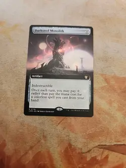 Darksteel Monolith Extended Art Commander Masters MTG NM - Image 1