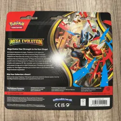 Pokemon TCG Mega Evolution Triple Pack Blister Pysduck SEALED✅ - Image 4