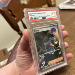 Pokemon TCG Penny Paldean Fates Trainer 239/091 Special Illustration Rare PSA 10 - Image 3