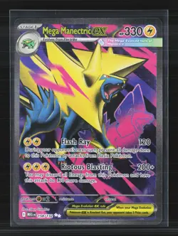 Pokemon 2015 Primal Clash Mega Manectric EX FA #158/132 - Image 1