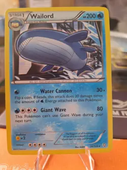 Wailord 26/124 Dragons Exalted Holo Rare Pokemon 2012 MP - Image 1