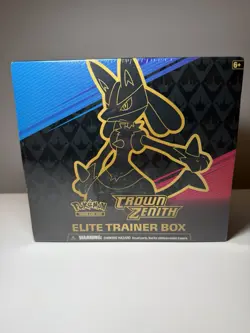 Pokemon Crown Zenith Elite Trainer Box ETB – Factory Sealed – Mint Condition - Image 1
