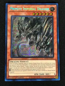 Yugioh Primite Imperial Dragon MP25-EN099 1st Secret (NM) - Image 1
