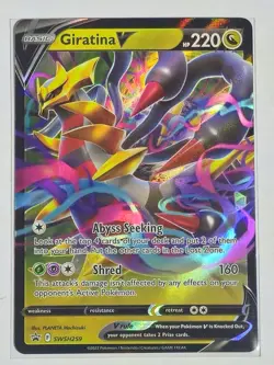 Giratina V SWSH259 Sword & Shield Promo Cards Holo Pokemon TCG & Bonus Card - Image 2