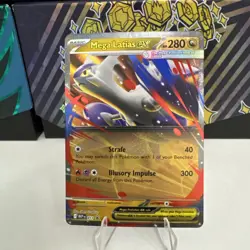 Mega Latias EX 011 Mega Evolutions Black Star Promo Pokemon Card NM - Image 1