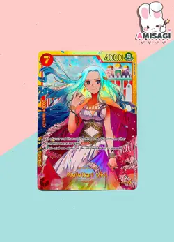 One Piece Card Game Nefeltari Vivi OP04-118 SEC Foil Karte TCG Anime Manga ENG - Image 1