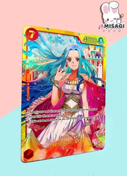 One Piece Card Game Nefeltari Vivi OP04-118 SEC Foil Karte TCG Anime Manga ENG - Image 2